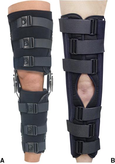 REAQER Hinged Knee ROM Brace Patella Brace Orthosis Knee Orthoses