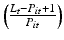 $$ \left(\frac{L_t-{P}_{it}+1}{P_{it}}\right) $$