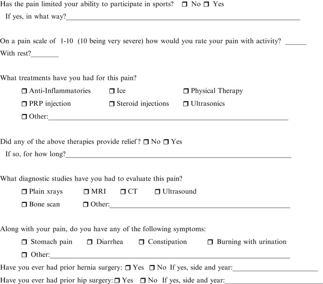 Sportsman's hernia Diagnosis and Treatment